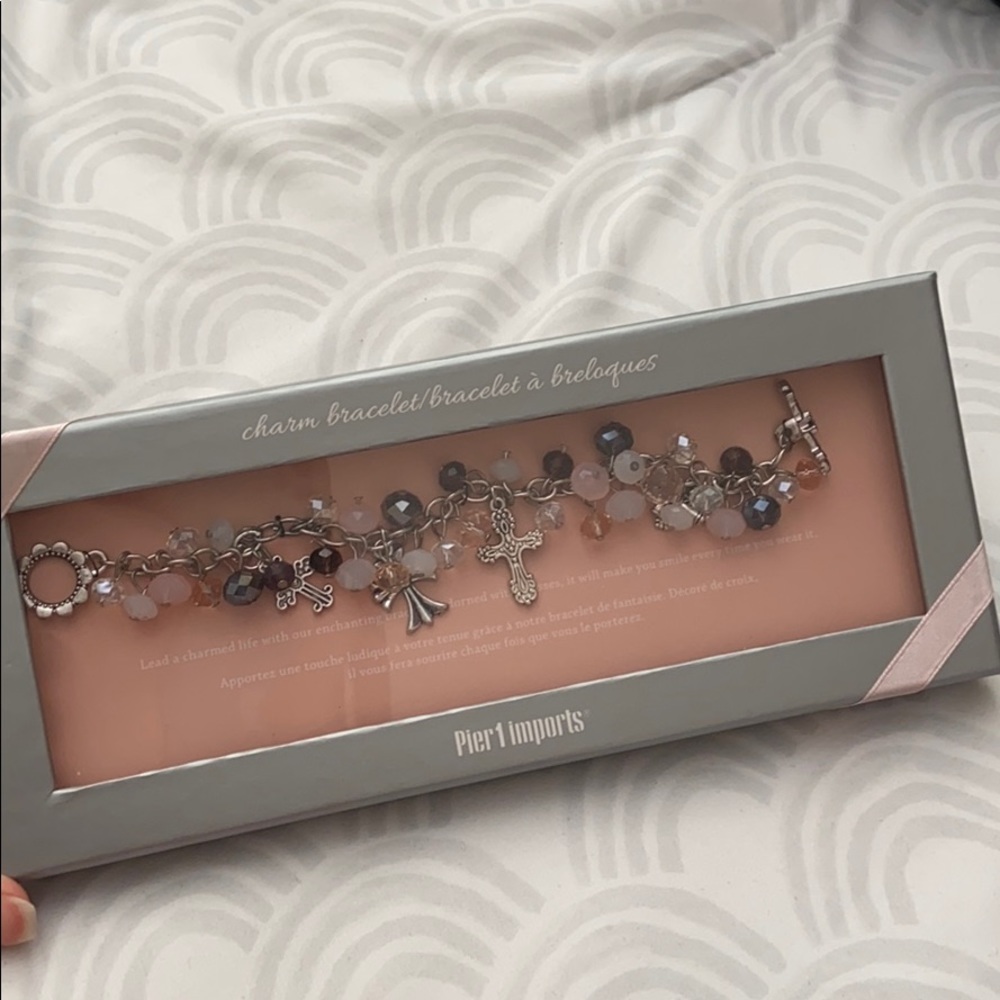 Charm Bracelet with Crosses